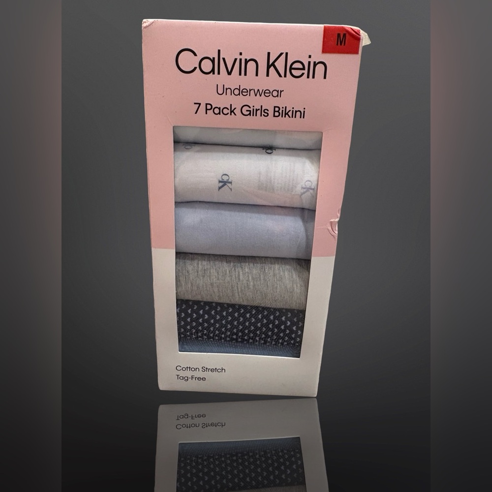 Calvin Klein Girls’ Bikini Underwear, 7-pack - MULTICOLOR (SIZE M)